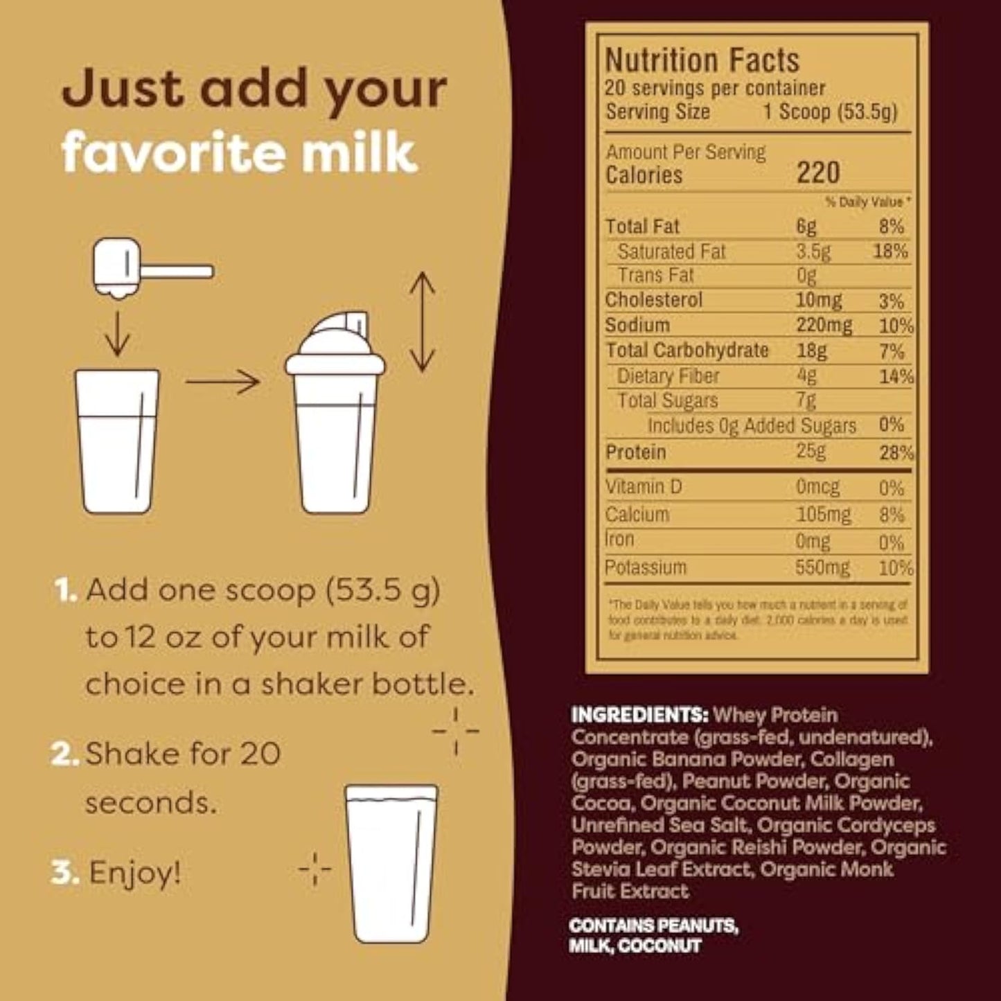 FlavCity Vanllla cream Protein Smoothle